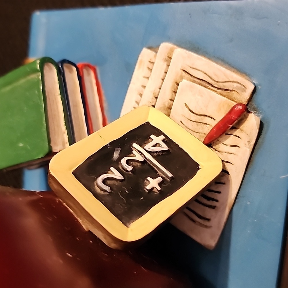 Vintage Ceramic Apple Bookends - Picture 5 of 8